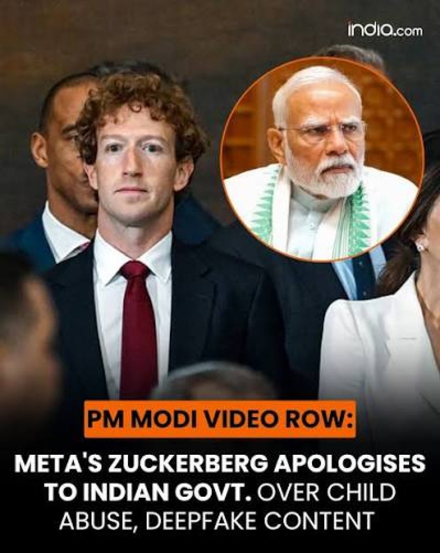 Zuckerberg apologises for Modi post removal, admits to moderation failures